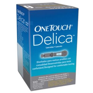 1 Lancetas One Touch Select Plus Flex Delica caja 100 unidades Cod JJ020626011