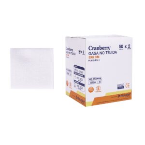 1 Gasa No Tejida Esteril 5x5 Caja 50 u. Cranberry